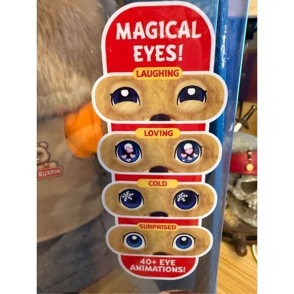 Teddy Ruxpin Animated Talking Storytime Bear Bluetooth LED Eyes 2017 Edition NEW - Picture 5 of 10